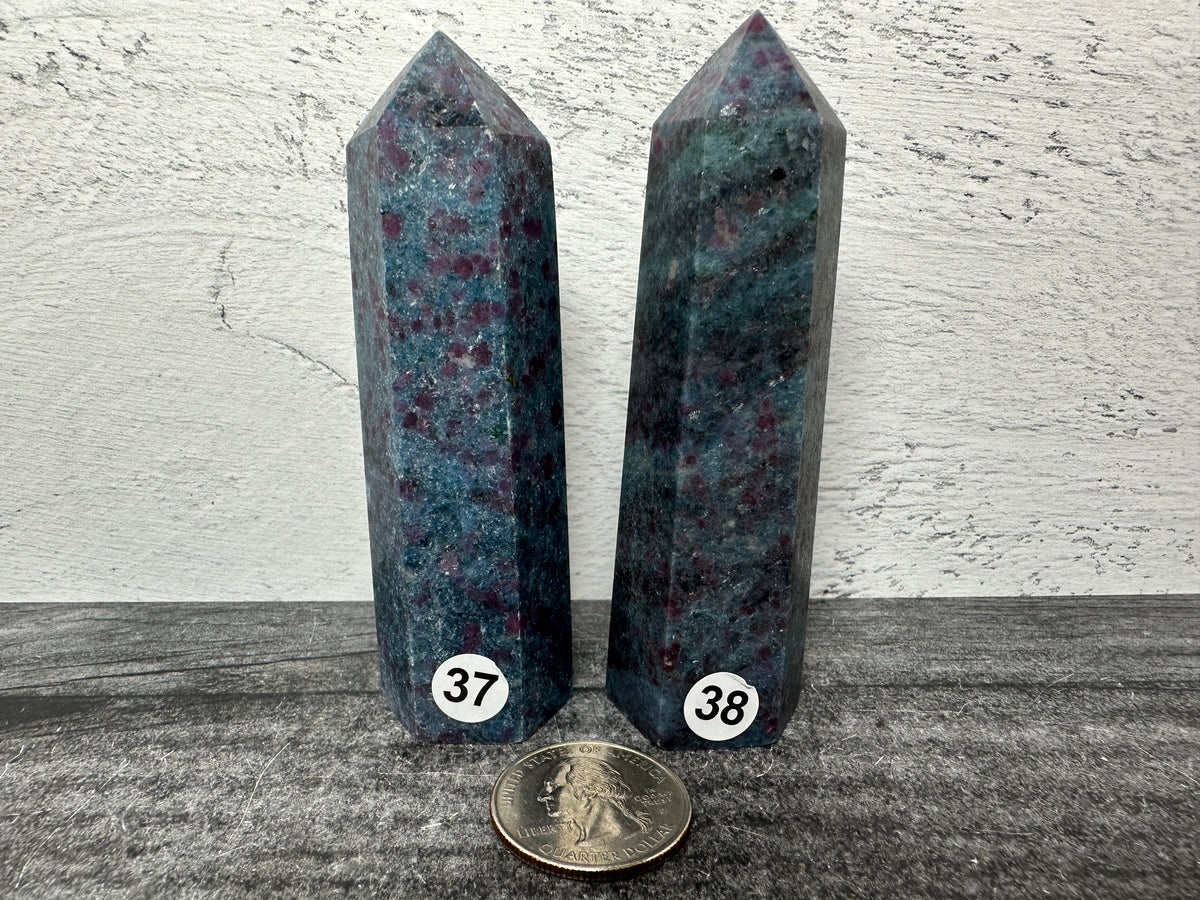 Ruby Kyanite AAA-Grade Tower (Natural Crystal)