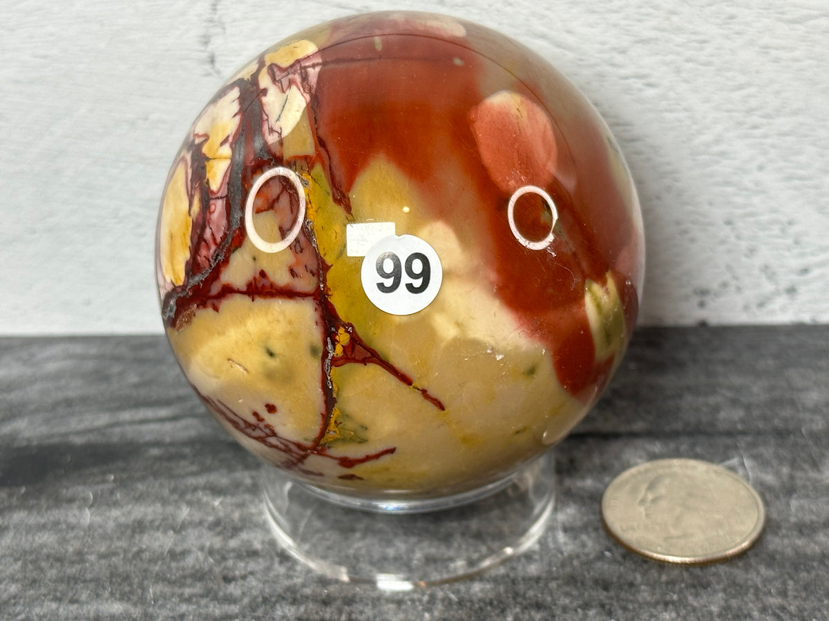 Mookaite Jasper Sphere (Natural Crystal)