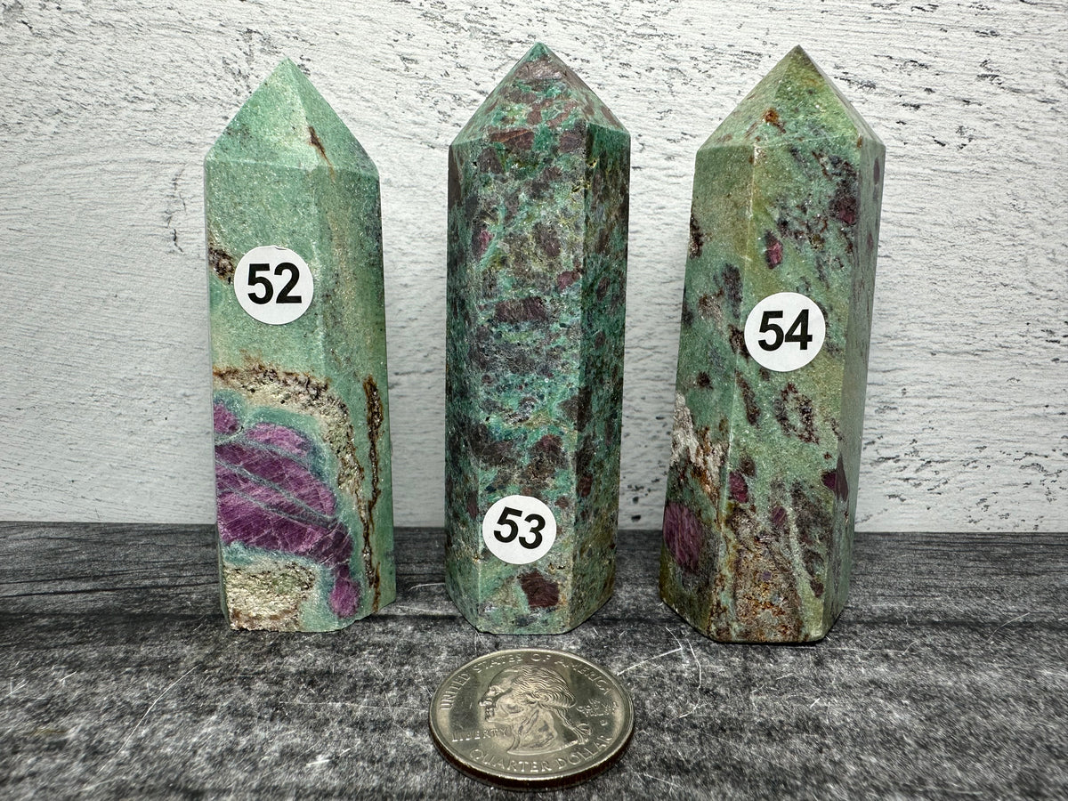 Ruby Fuchsite Tower (Natural Crystal)