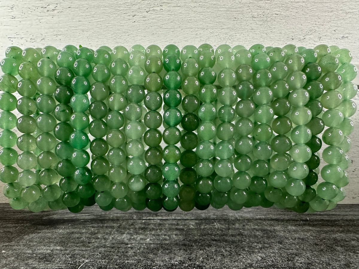 Green Aventurine Bracelet (8mm) Natural Crystal