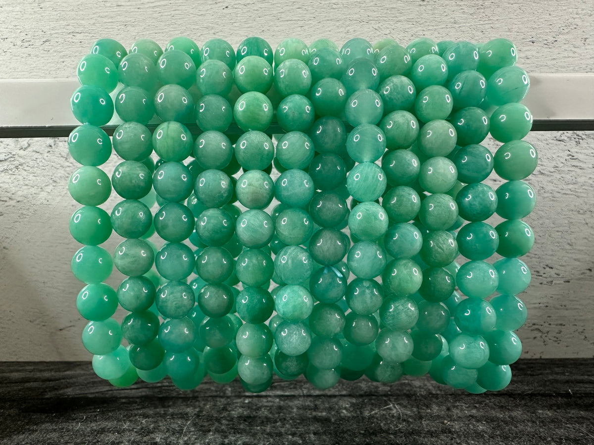 Amazonite Bracelet (8mm) Natural Crystal