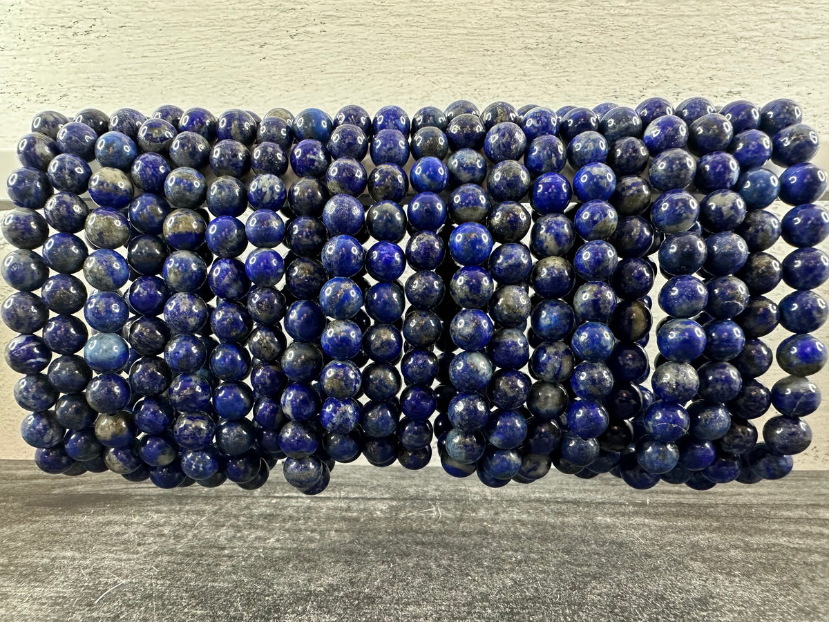 Lapis Lazuli Bracelet (8mm) Natural Crystal