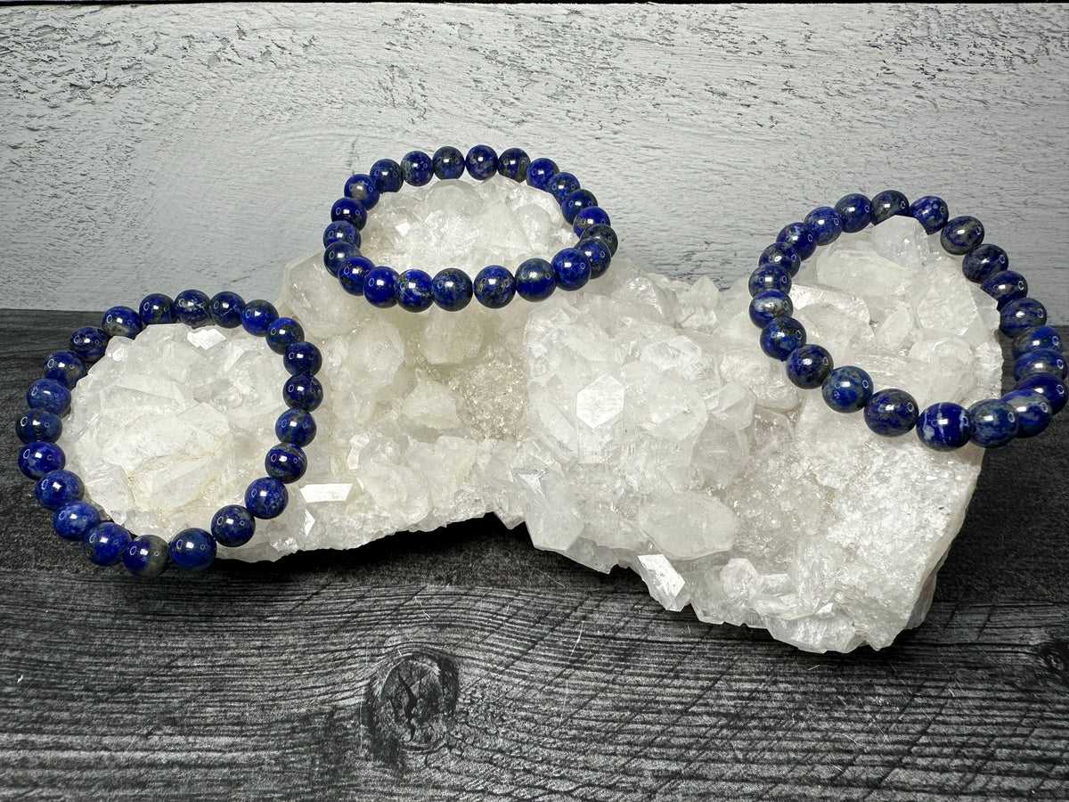 Lapis Lazuli Bracelet (8mm) Natural Crystal