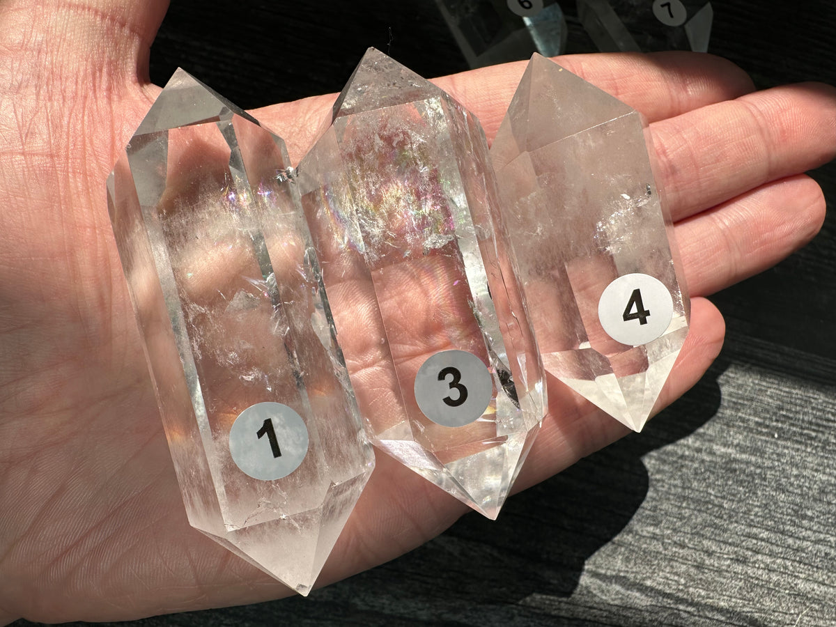 Clear Quartz Double Terminated Point (Natural Crystal DT)