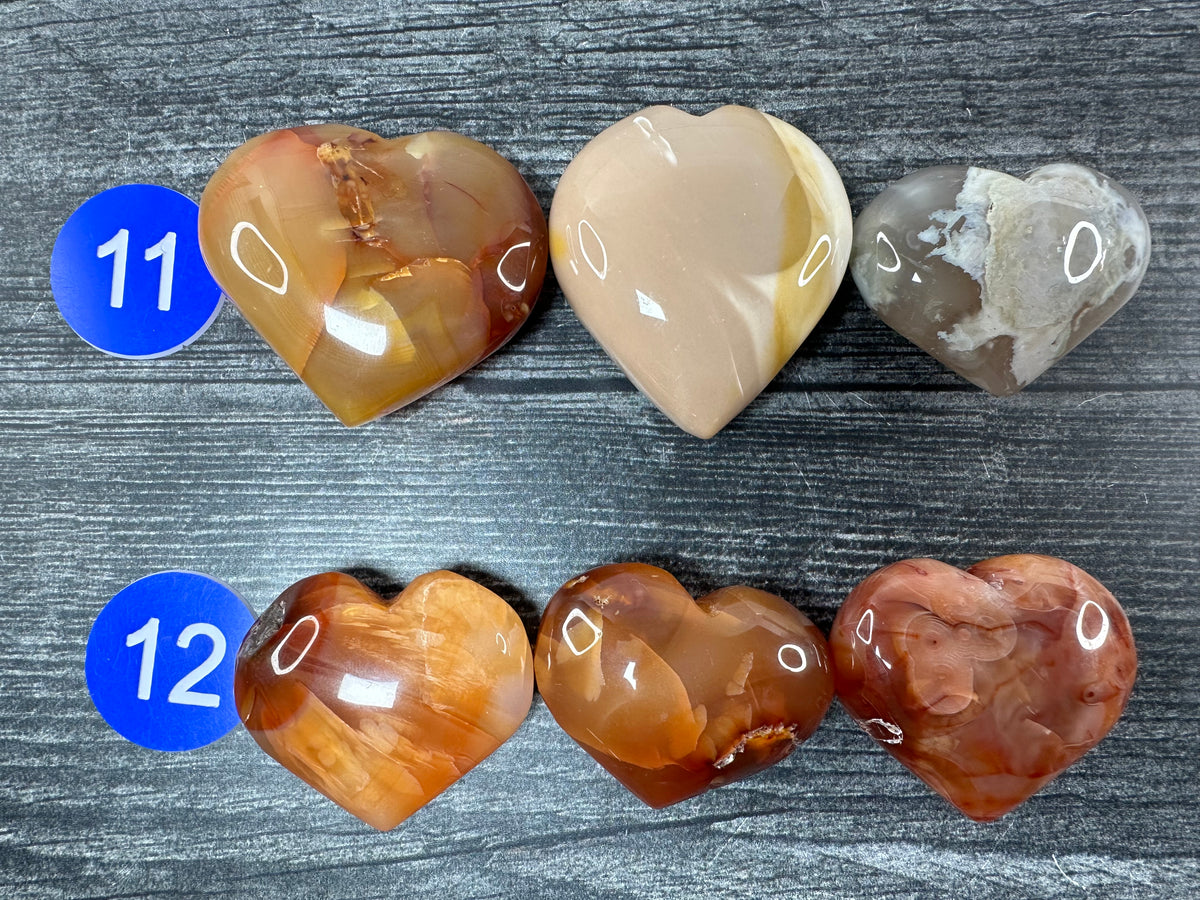 Perfectly Imperfect Hearts &amp; Palms Bundle (Natural Crystals)