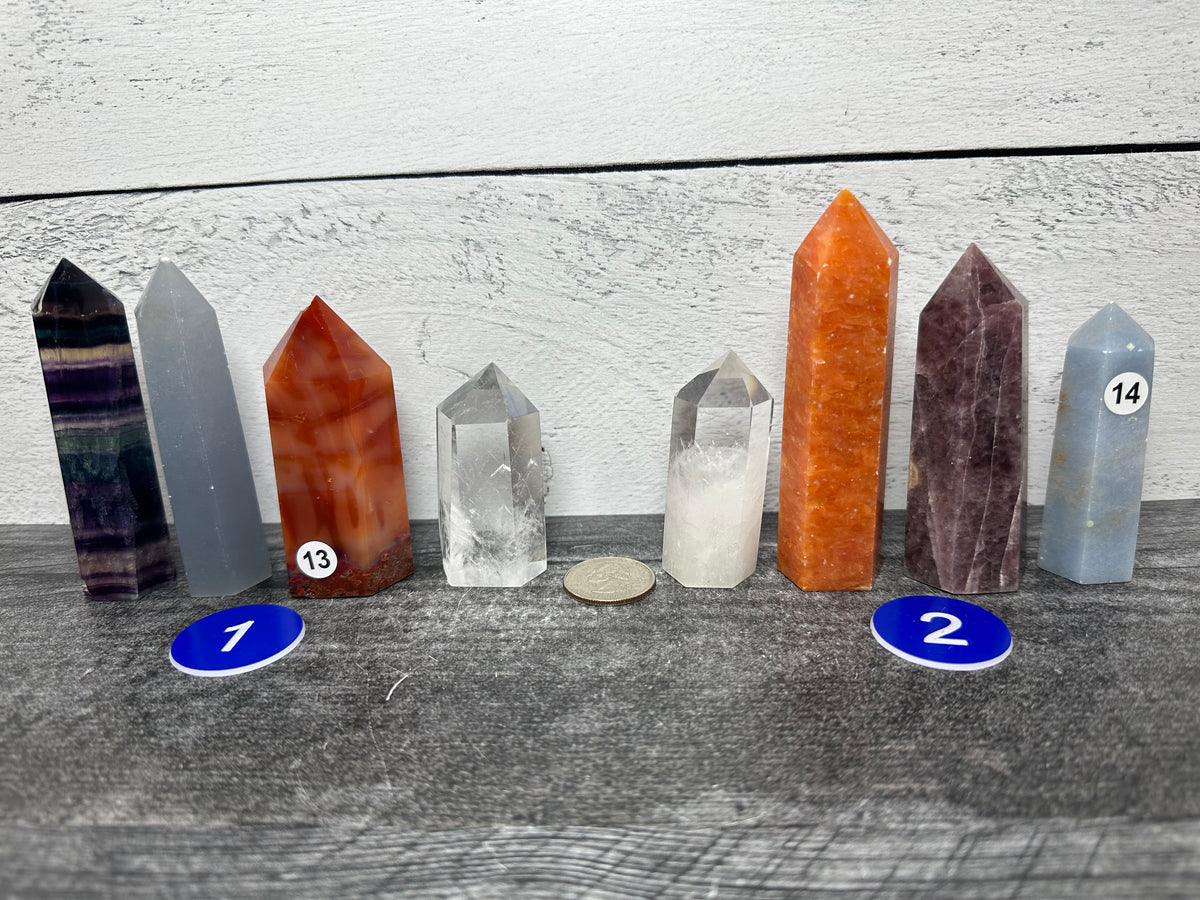 Perfectly Imperfect Tower Bundle - Lightly Chipped (Natural Crystals)