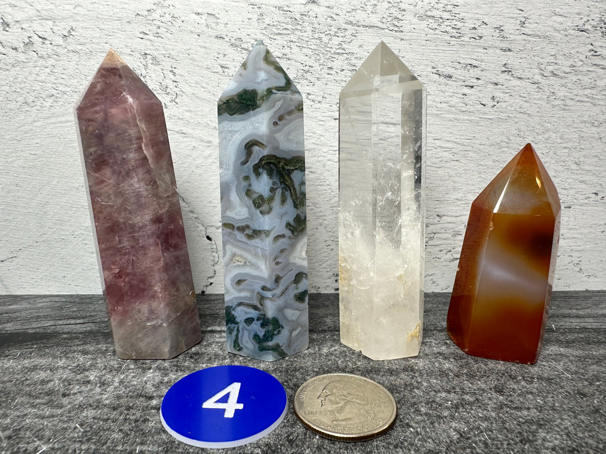 Perfectly Imperfect Tower Bundle - Leaning (Natural Crystals)