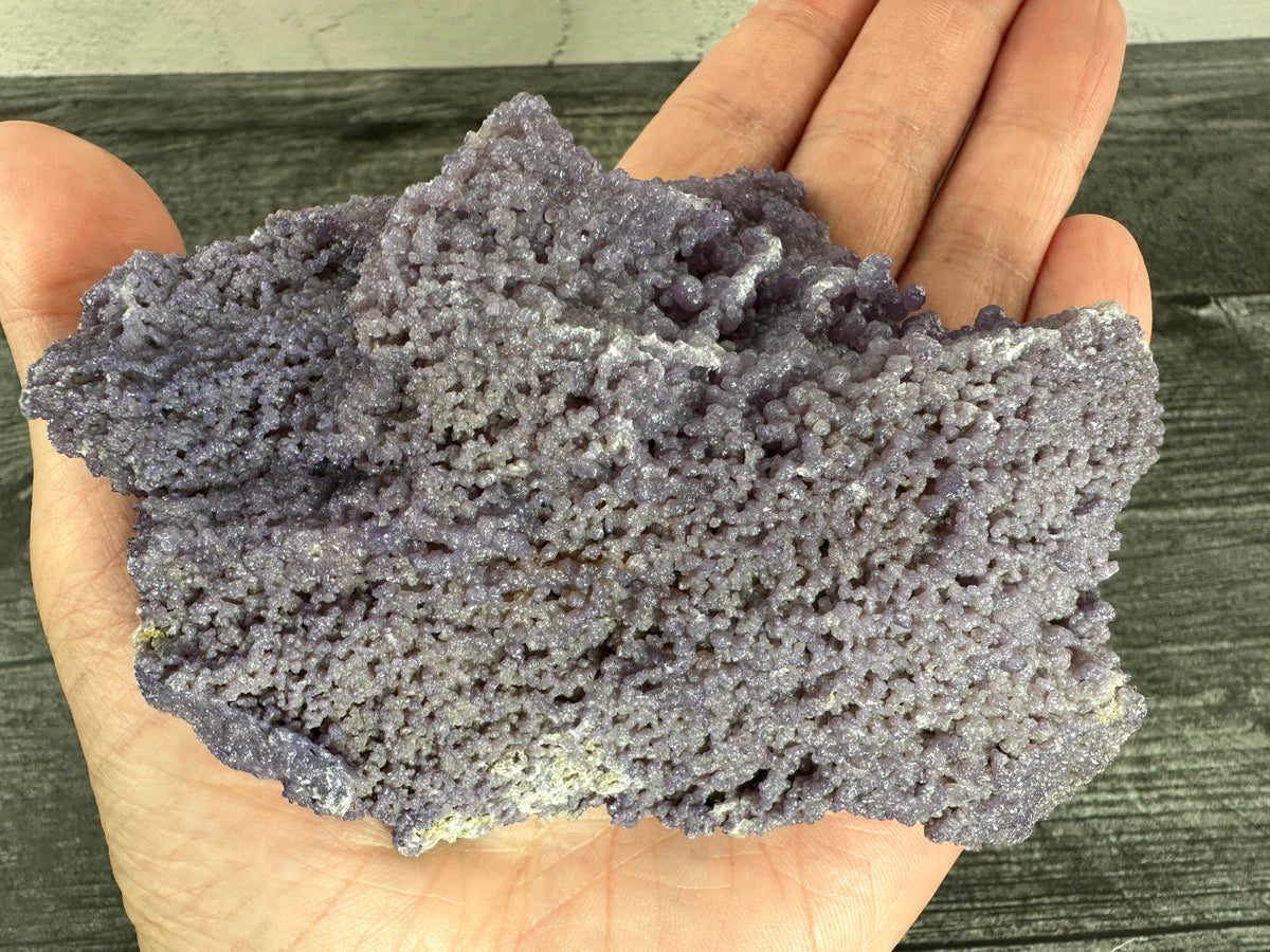 Large Grape Agate Cluster Raw Specimen #14 (Natural Purple Crystal)
