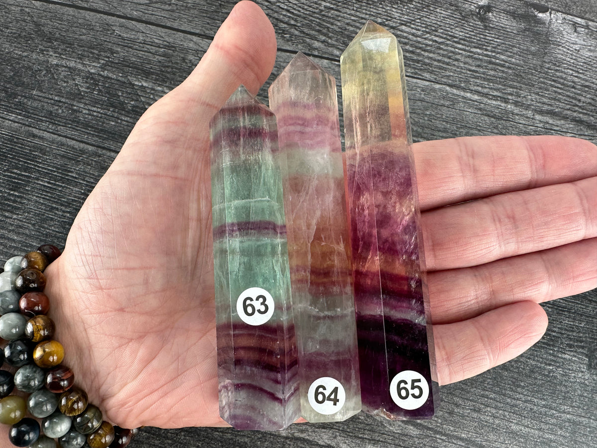 Candy Fluorite Tower (Natural Crystal)