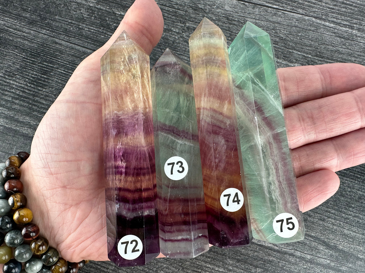 Candy Fluorite Tower (Natural Crystal)