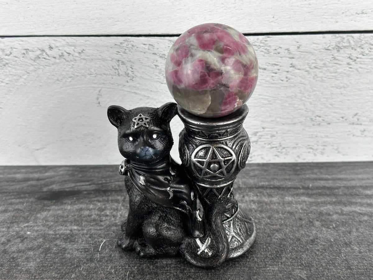 Cat&#39;s Vase Crystal Sphere Stand