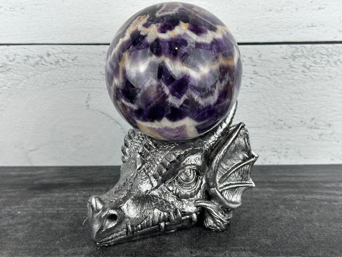 Dragon Head (4.5&quot;) Crystal Sphere Stand