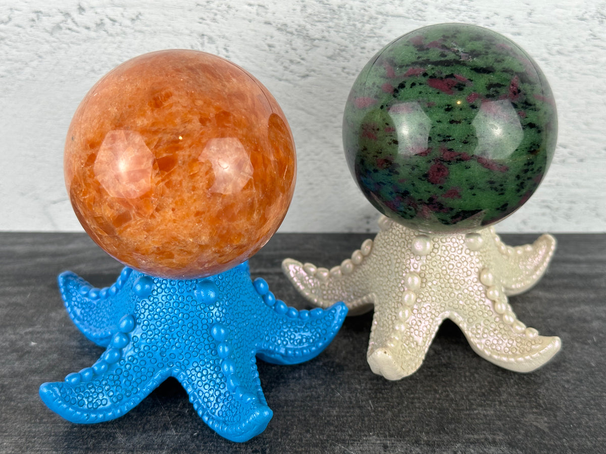 Starfish (4&quot;) Crystal Sphere Stand