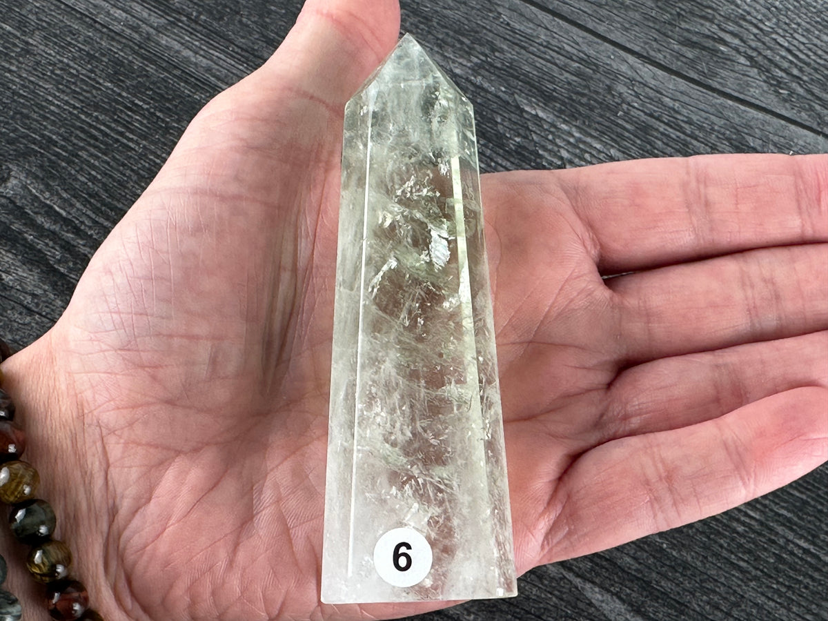 Prasiolite Tower (Natural Crystal)