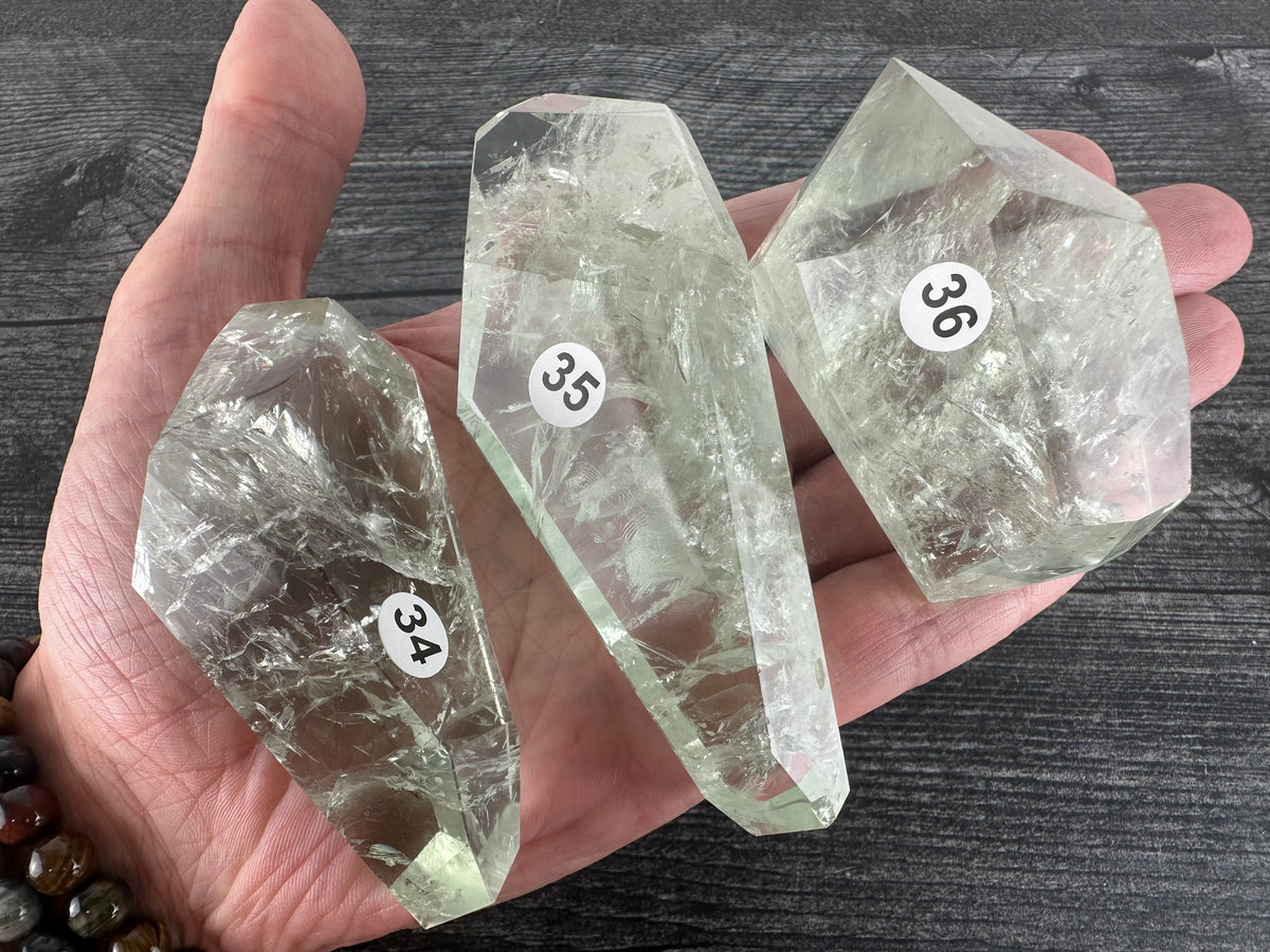 Prasiolite Small Freeform (Natural Crystal)