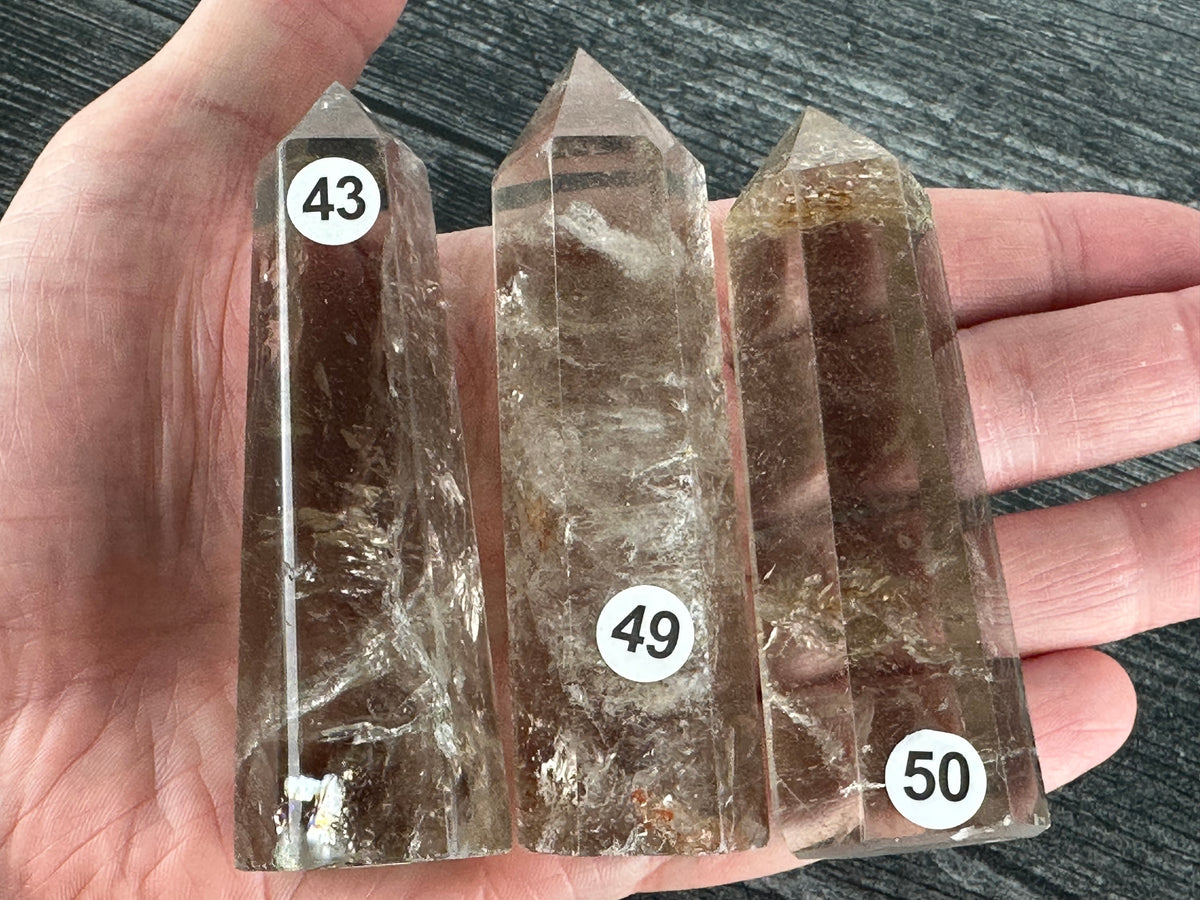 Smoky Quartz AAA-Grade Tower (Natural Crystal)