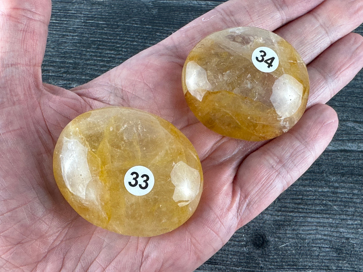Golden Healer Palm (Natural Crystal)
