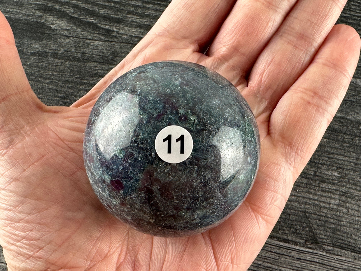Ruby Kyanite Sphere (Natural Crystal)