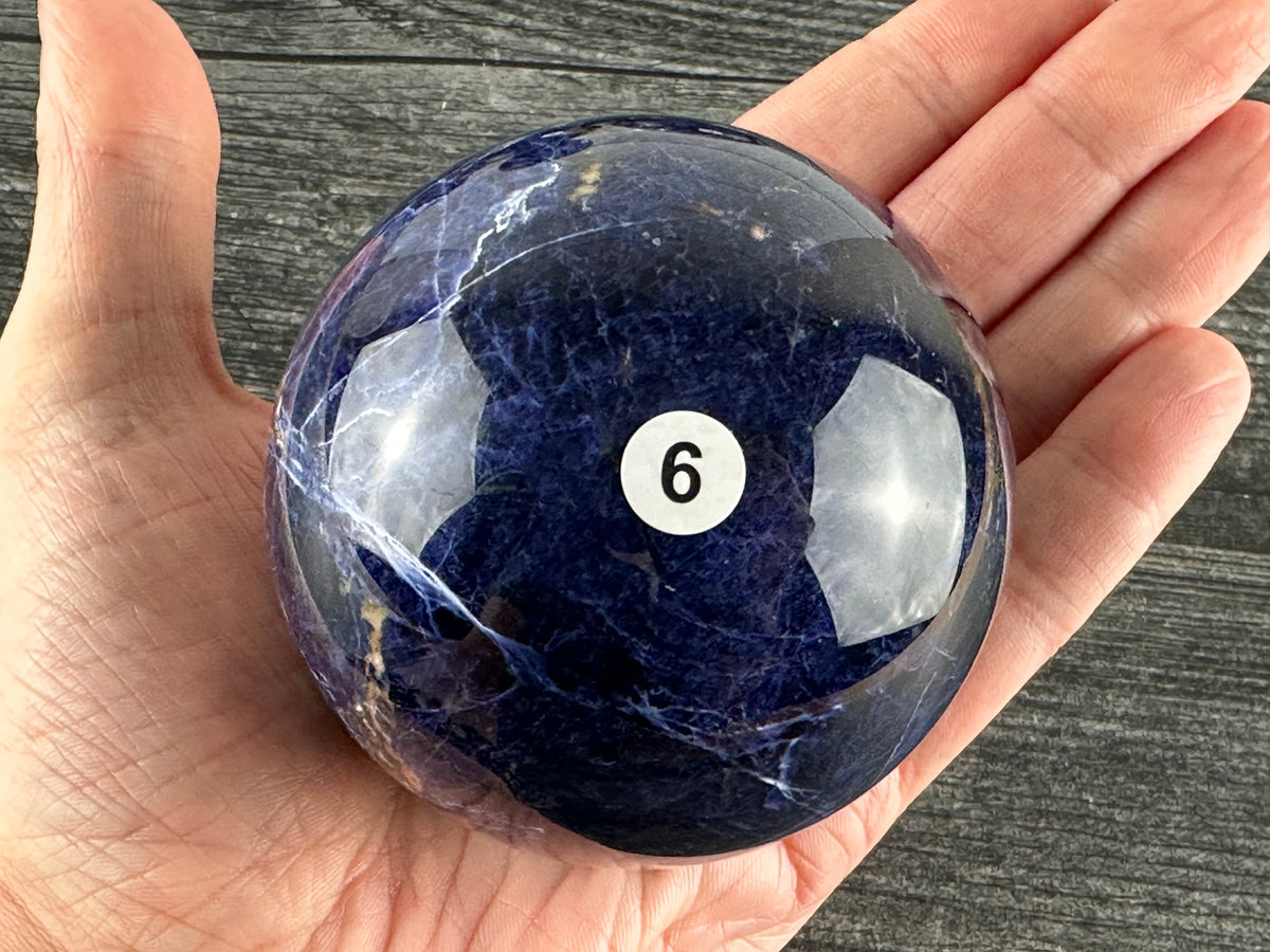 Sodalite Sphere (Natural Crystal)
