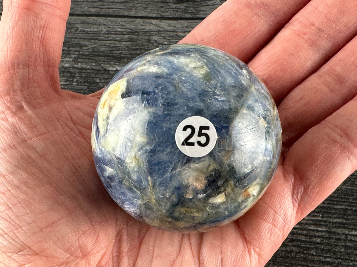 Blue Kyanite Sphere (Natural Crystal)