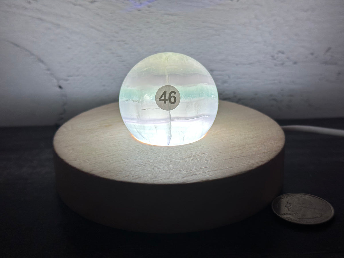 Fluorite Sphere (Natural Crystal)