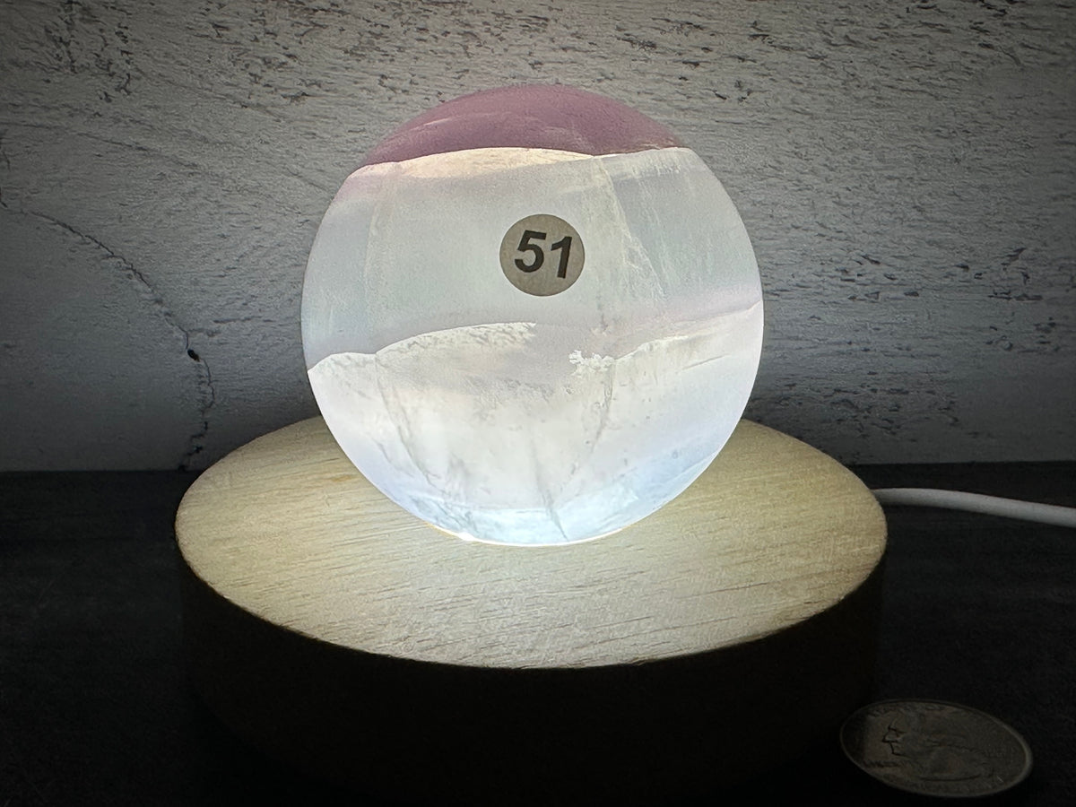 Fluorite Sphere (Natural Crystal)