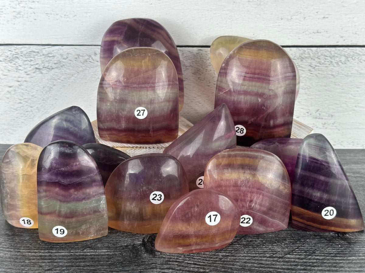 Candy Fluorite Freeform (Carved Natural Crystal)