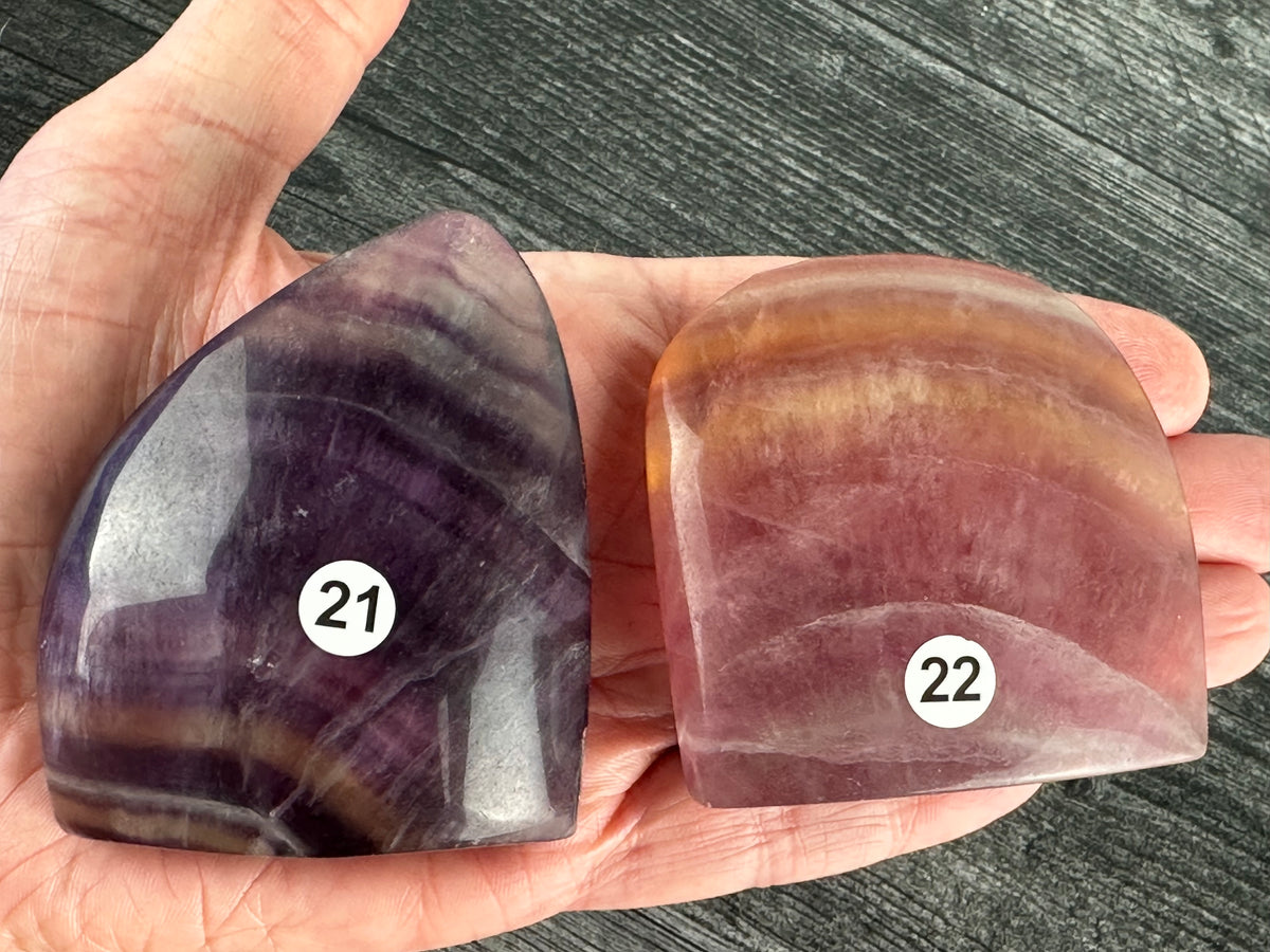 Candy Fluorite Freeform (Carved Natural Crystal)