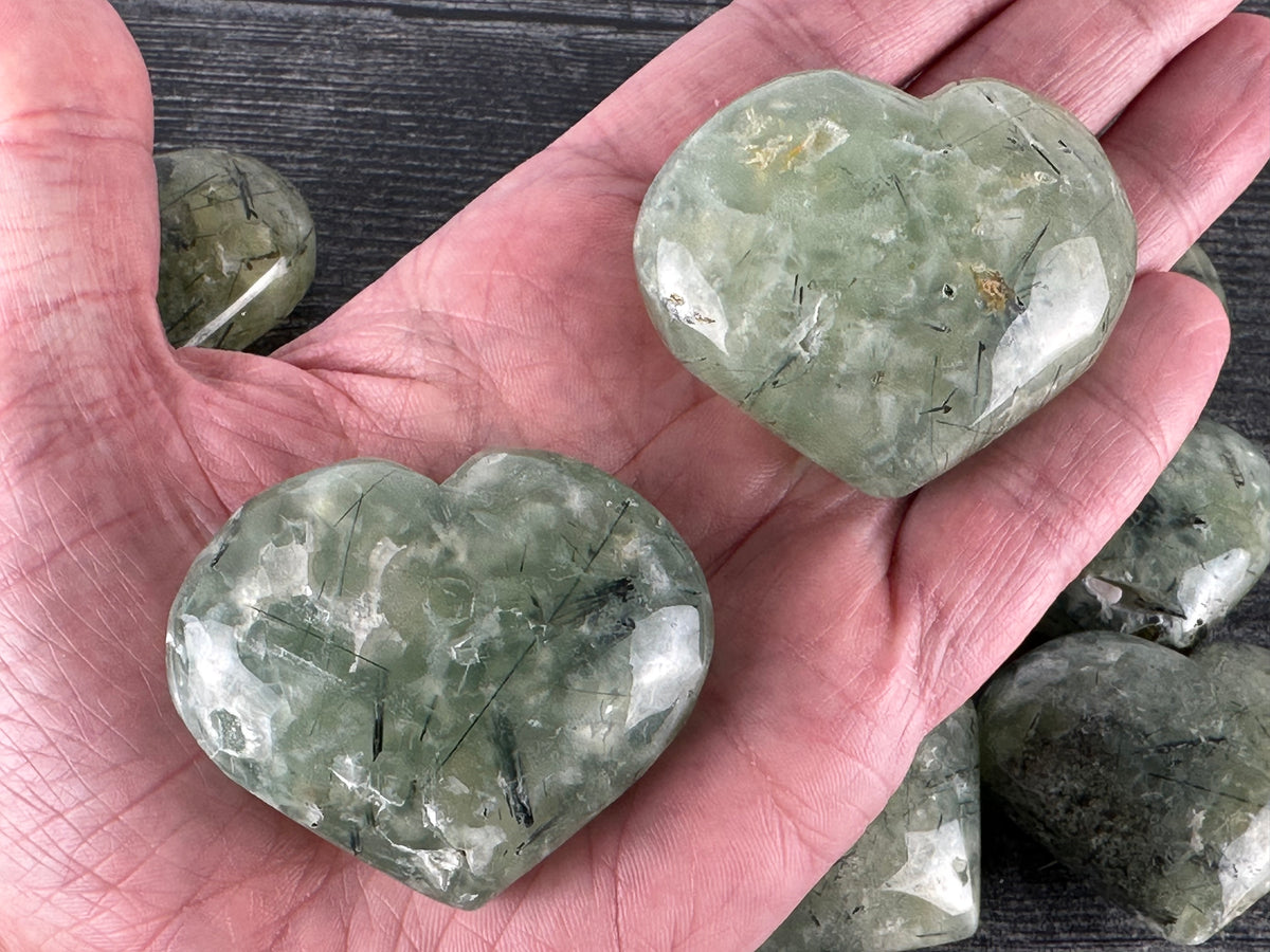 Prehnite Heart (Natural Crystal)