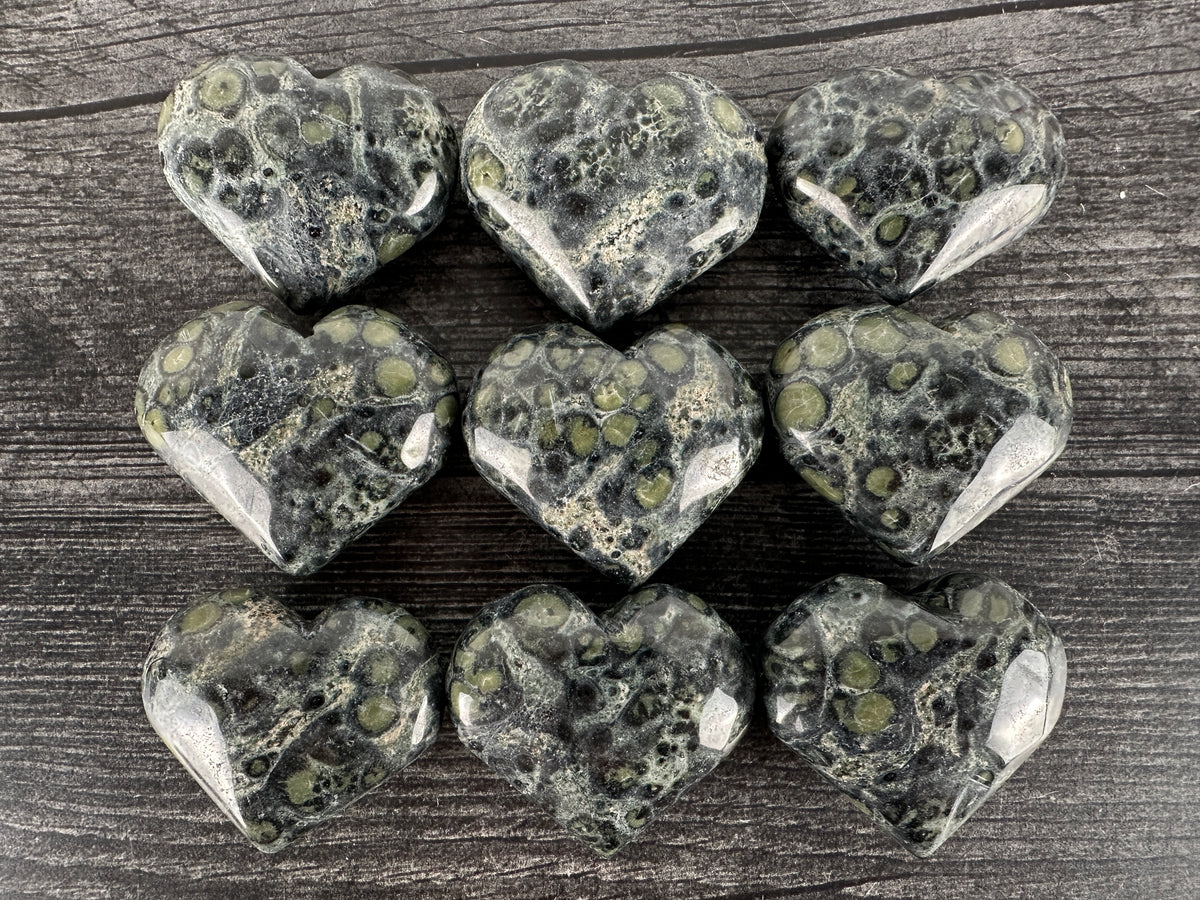 Kambaba Jasper Heart (Natural Crystal)