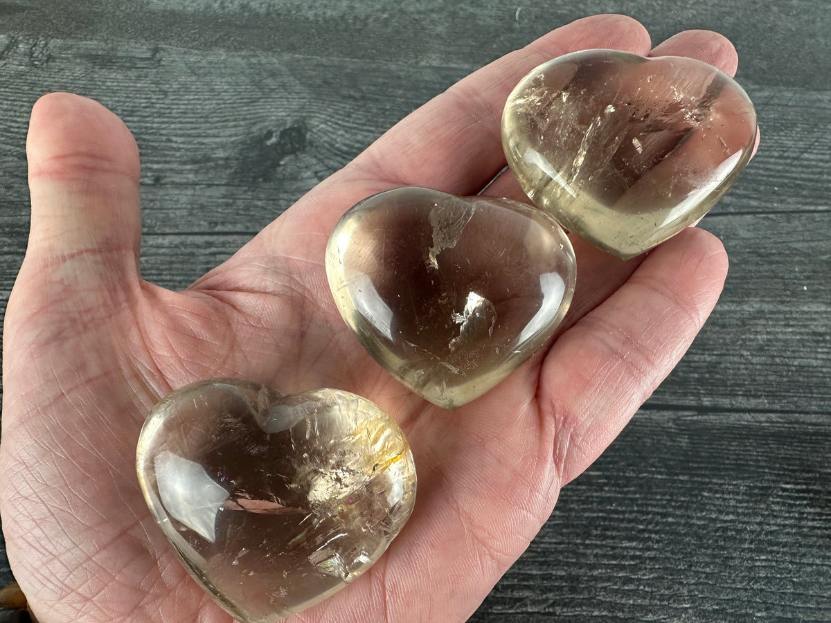 Smoky Quartz Heart (Natural Crystal)
