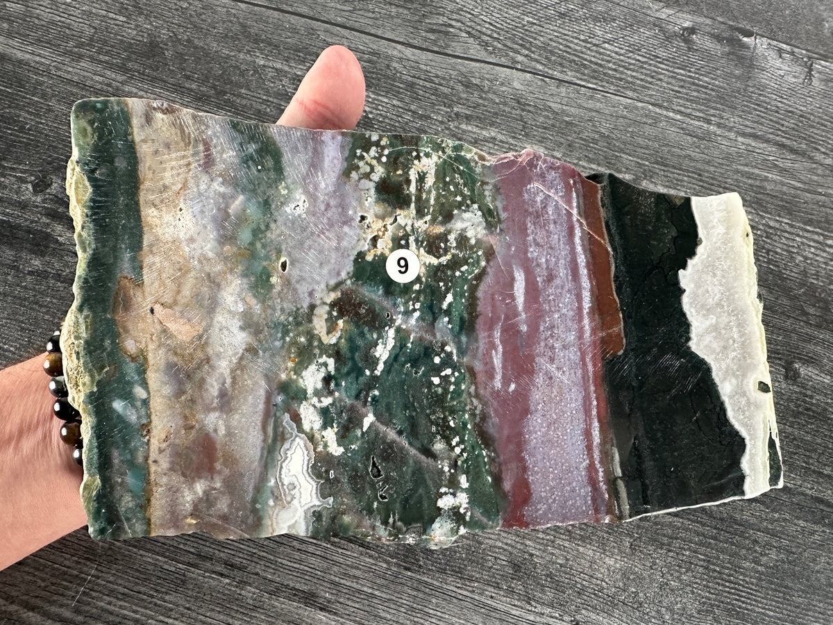 Ocean Jasper Slab (Natural Crystal)