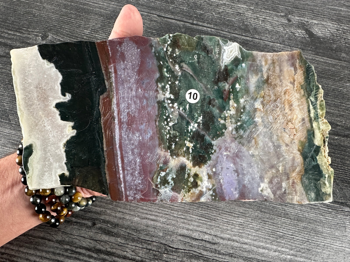Ocean Jasper Slab (Natural Crystal)