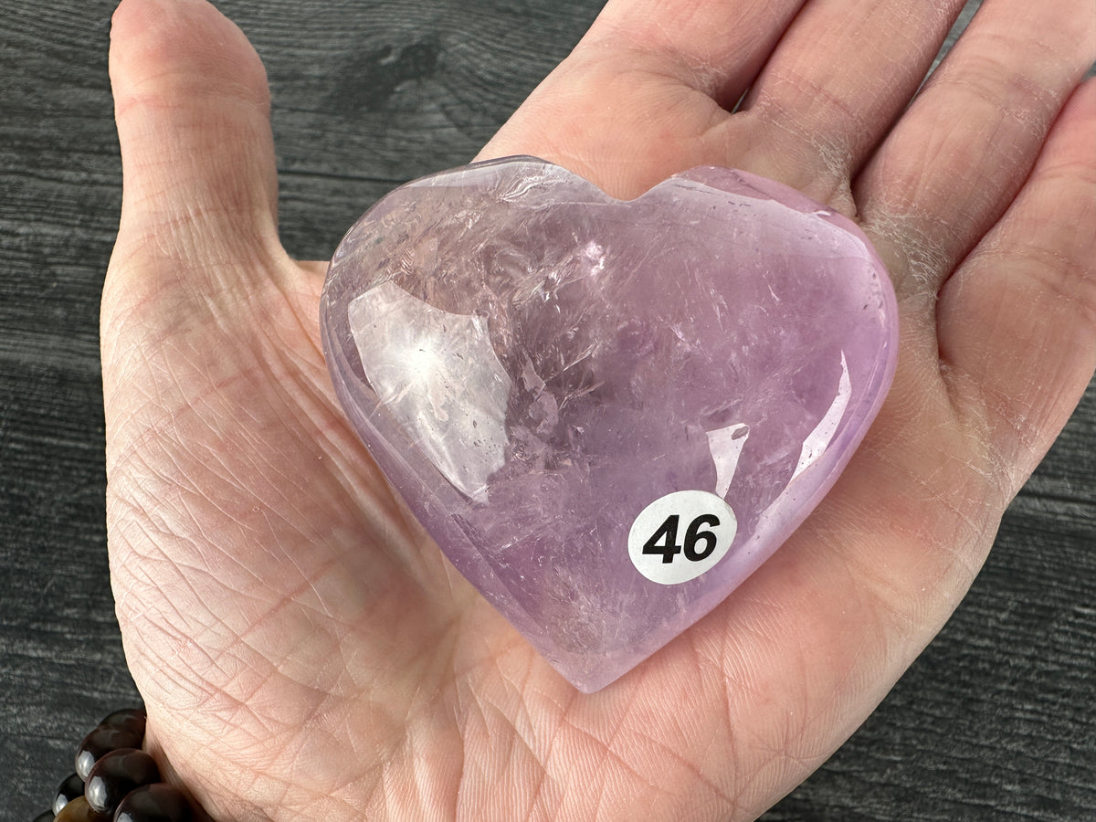 Large Amethyst Heart (Natural Crystal)