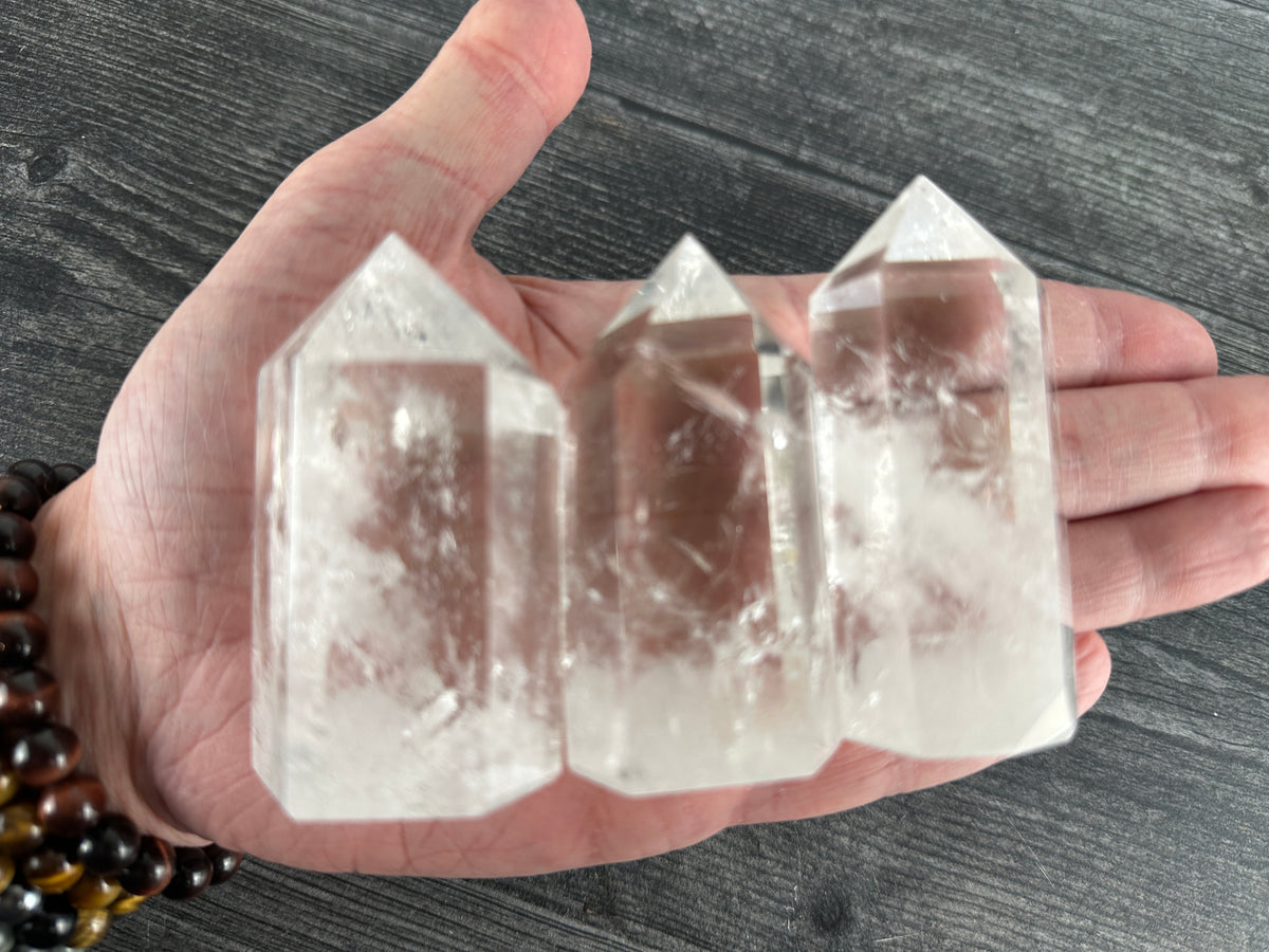 Clear Quartz Tower (Natural Crystal)