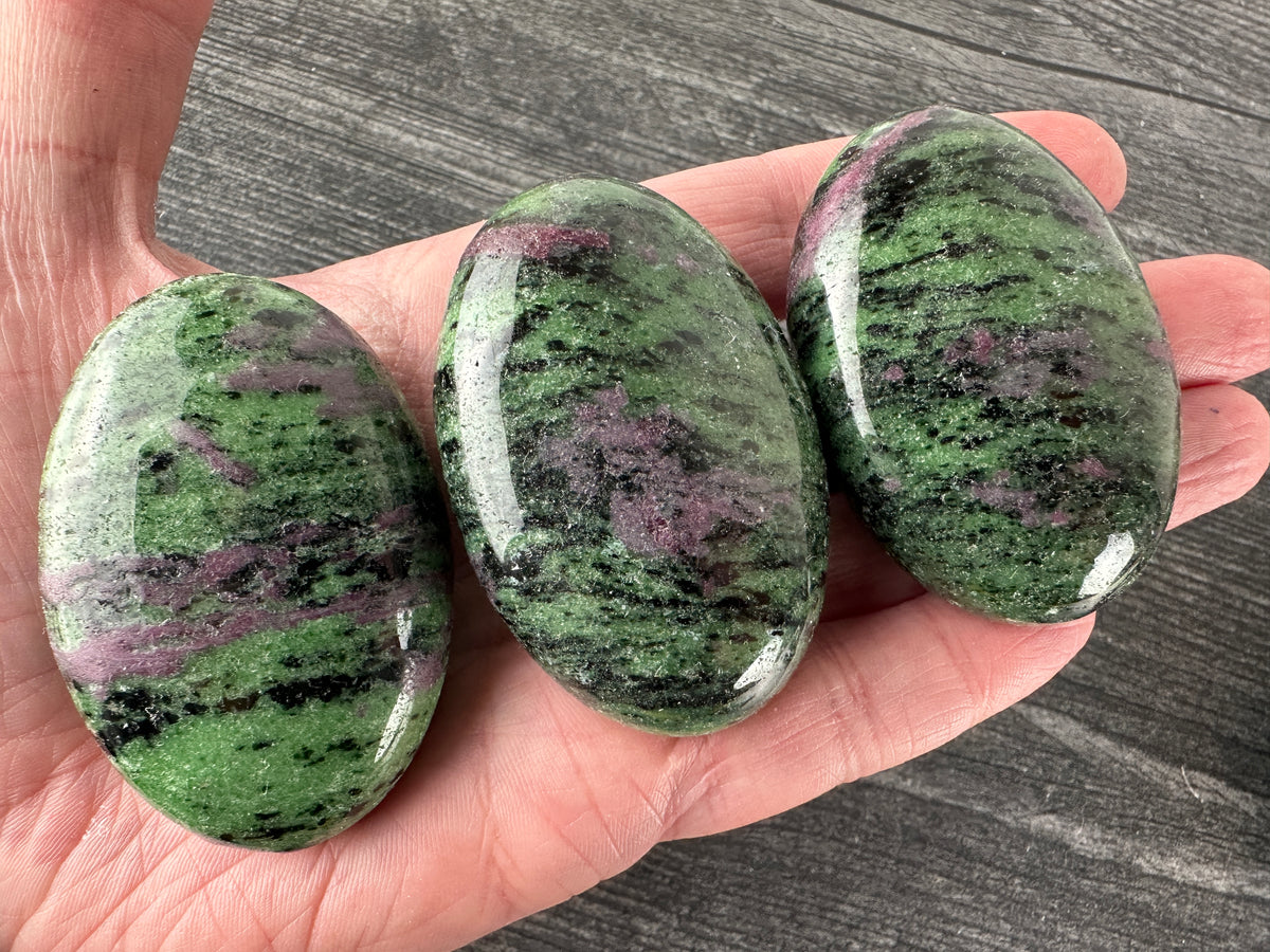 Ruby Zoisite Palm (Natural Crystal)