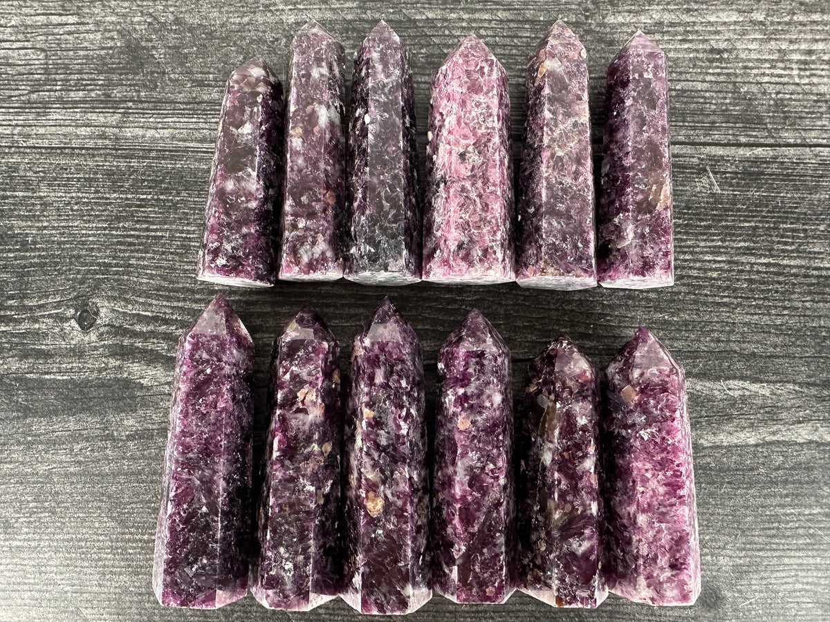Purple Mica Tower (Natural Crystal)