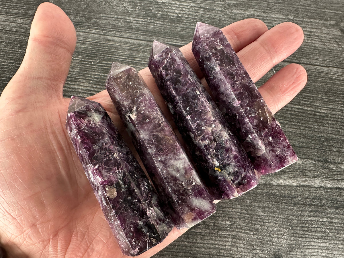 Purple Mica Tower (Natural Crystal)