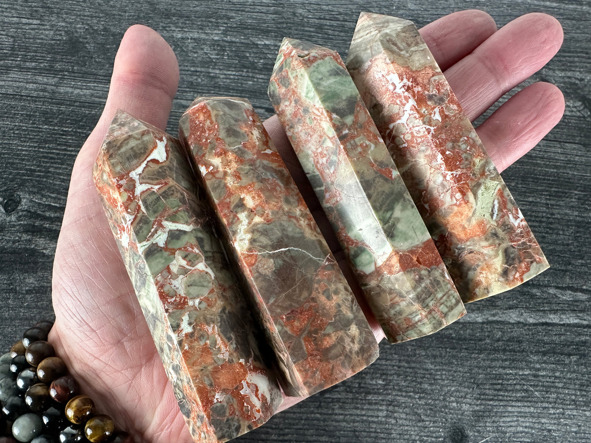Money Agate Tower (Natural Crystal)