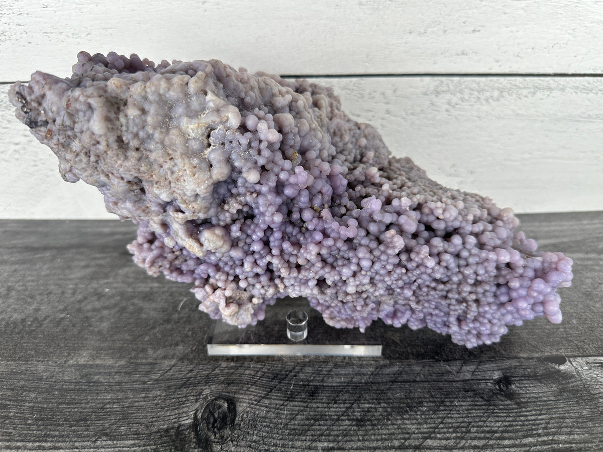 Large Grape Agate Cluster Raw Display Specimen #26 (Natural Purple Crystal)