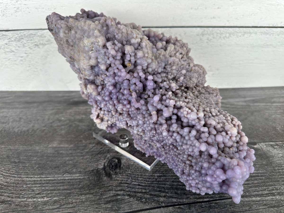 Large Grape Agate Cluster Raw Display Specimen #26 (Natural Purple Crystal)