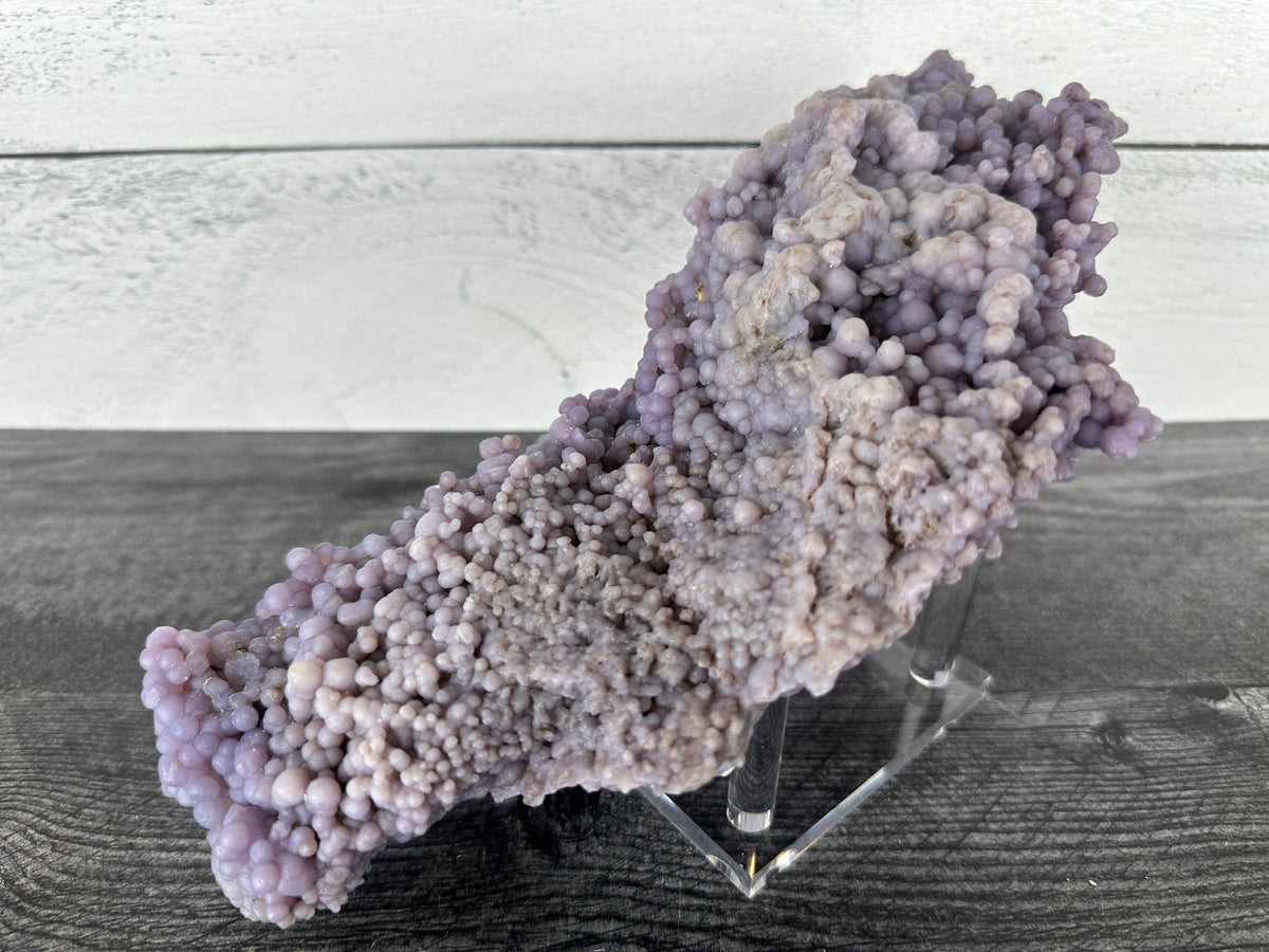 Large Grape Agate Cluster Raw Display Specimen #26 (Natural Purple Crystal)