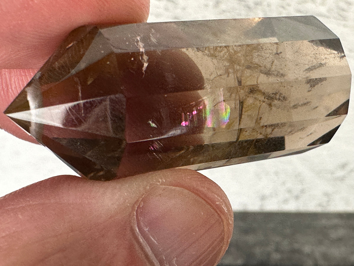 Smoky Quartz Vogel DT (Natural Crystal) #2