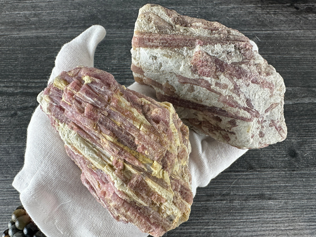 Pink Tourmaline Raw Rough Mineral Specimen (Natural Crystal)