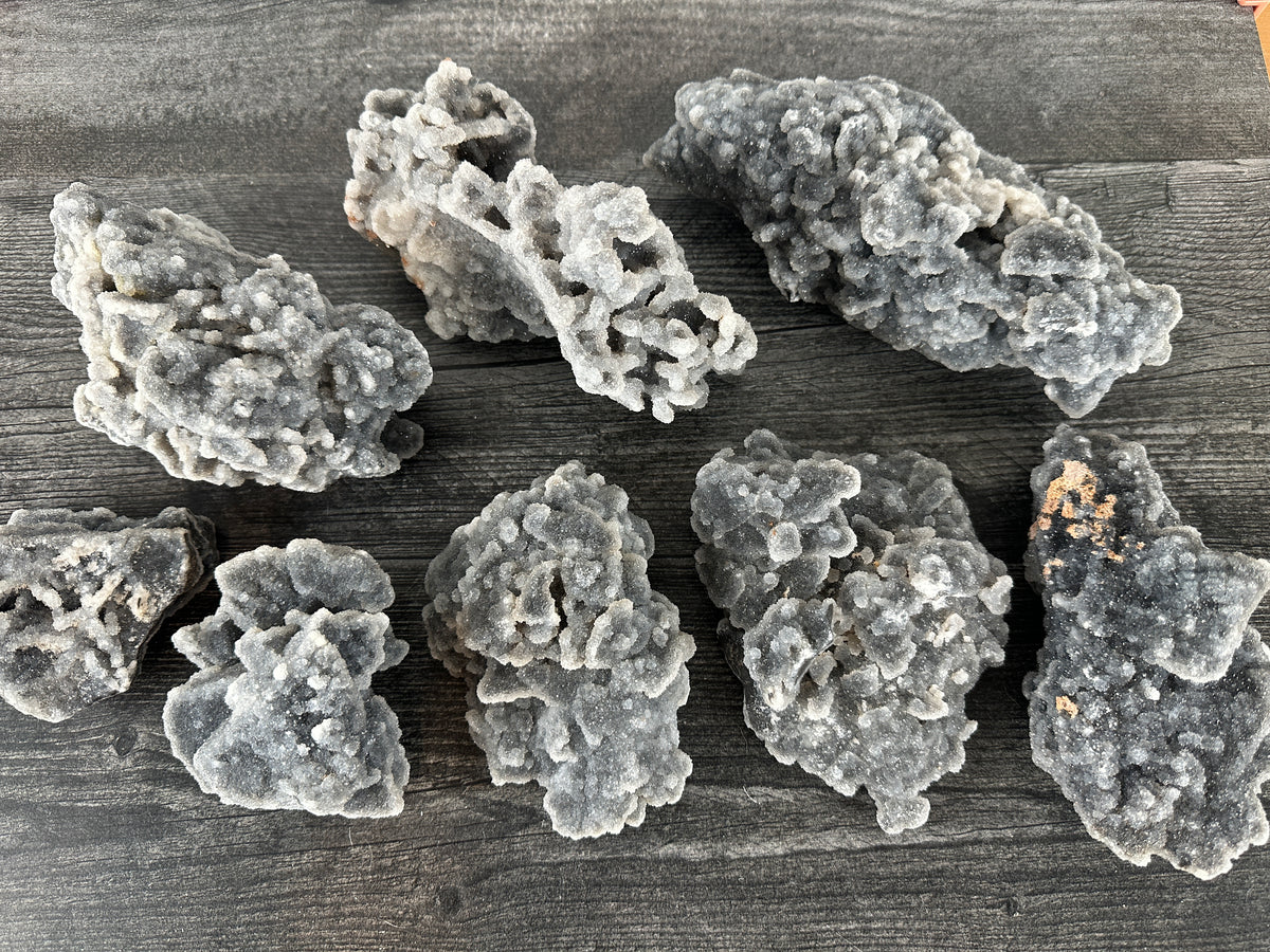 Black Sphalerite Raw Cluster Specimen (Rough Mineral Natural Crystal)