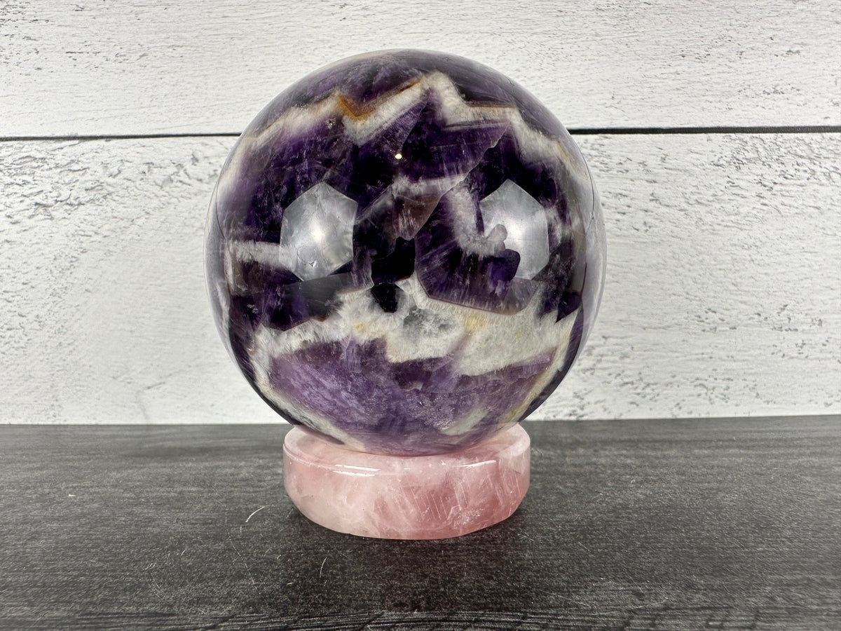 Crystal Sphere Stand 2.2&quot; (Natural Crystal)