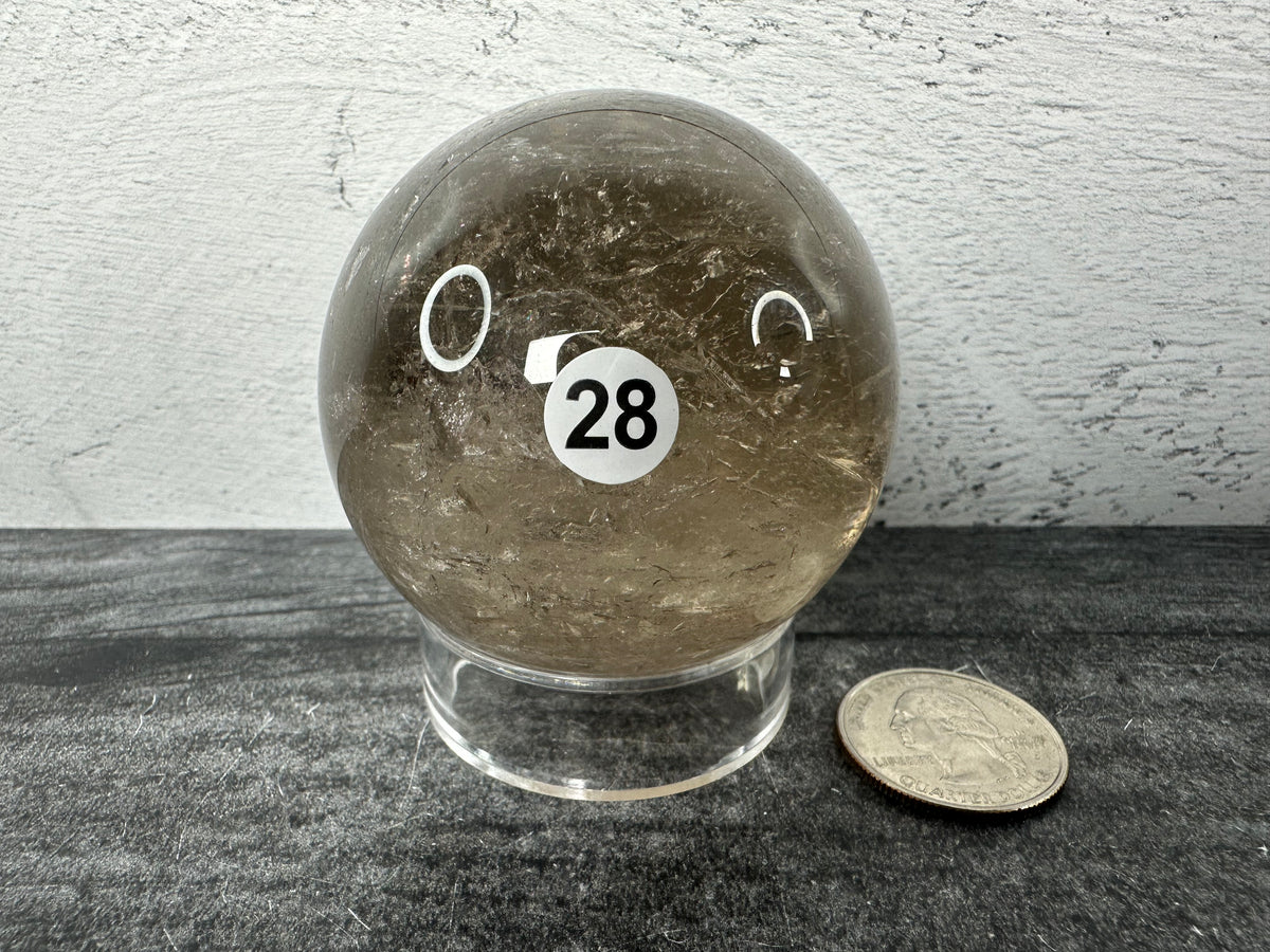 Smoky Quartz Sphere (Natural Crystal)