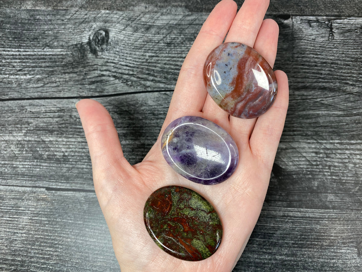 Worry Stone 1.75&quot; (Natural Crystal)