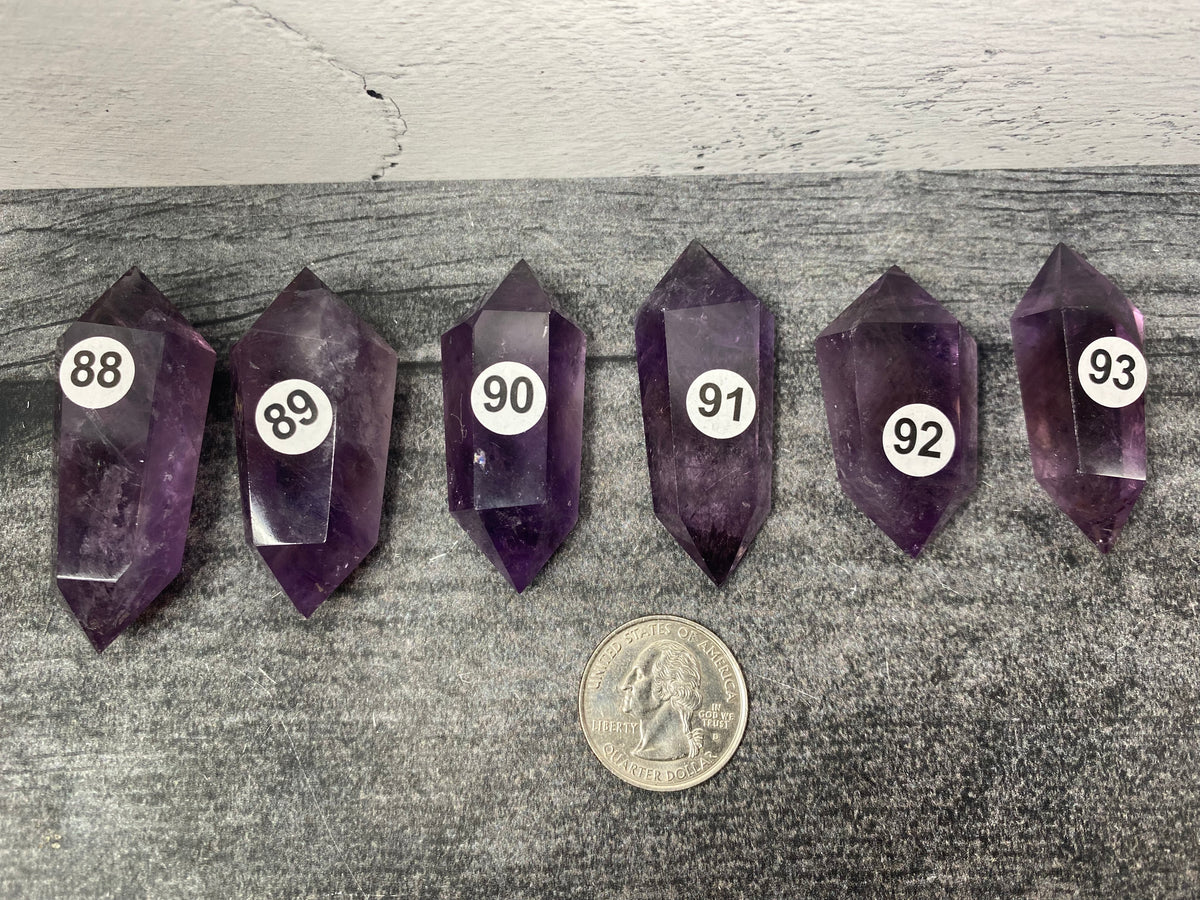 Amethyst Double Terminated Point (Natural Crystal DT)