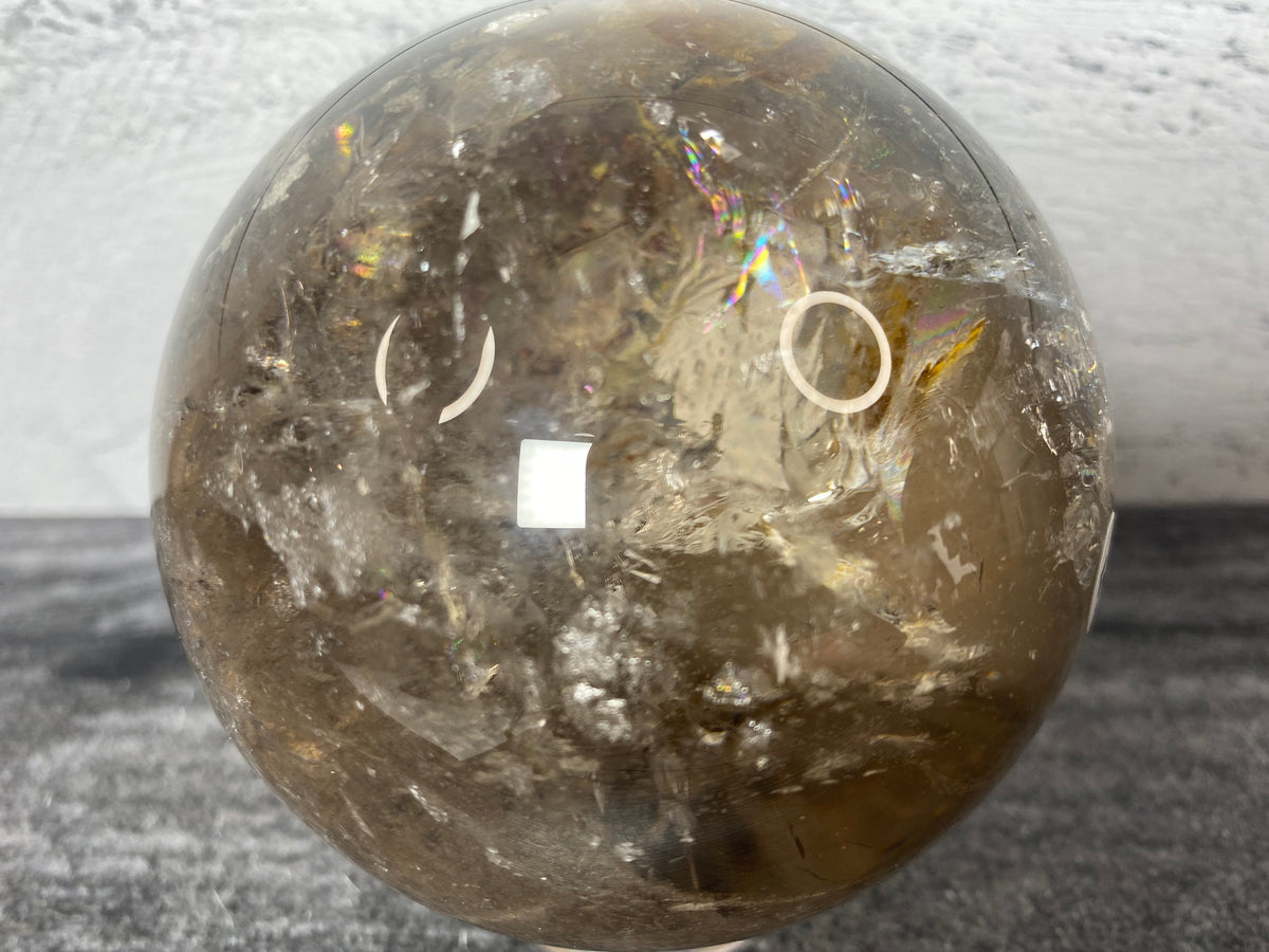 Smoky Quartz Large Sphere (Natural Crystal)